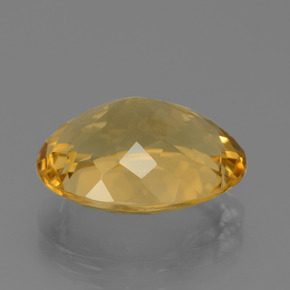 Citrino Dourado Médio-claro Natural 8.95ct, Corte Oval, VVS