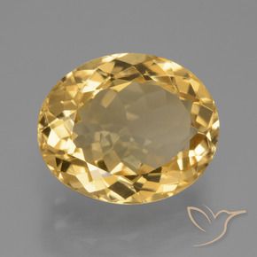 Citrino Dourado Médio-escuro Natural 6.73ct, oval, VVS