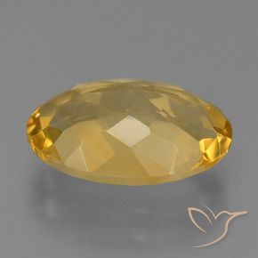 Citrino Dourado Médio-escuro Natural 5.95ct, oval, VVS