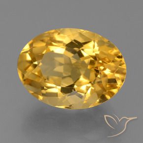 Citrino Laranja Dourado Profundo Natural 5.70ct, oval, VVS