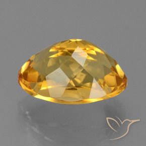 Citrino Laranja Dourado Profundo Natural 5.70ct, oval, VVS