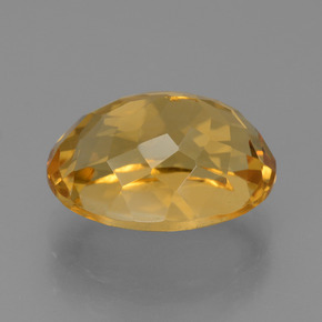 Citrino dourado natural 5,62ct, corte oval, VVS