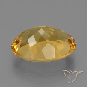 Citrino Dourado Médio-escuro Natural 5.12ct, oval, VVS