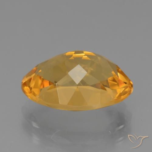 Citrino Dourado Escuro Natural 4.43ct, oval, VVS
