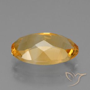 Citrino Dourado Médio-escuro Natural 3.91ct, oval, VS