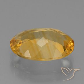 Citrino ouro médio Natural 3.52ct, oval, VS