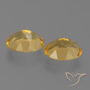 Pedras preciosas de Citrino Laranja Dourada natural de 4.14 ct, oval, VVS-VS