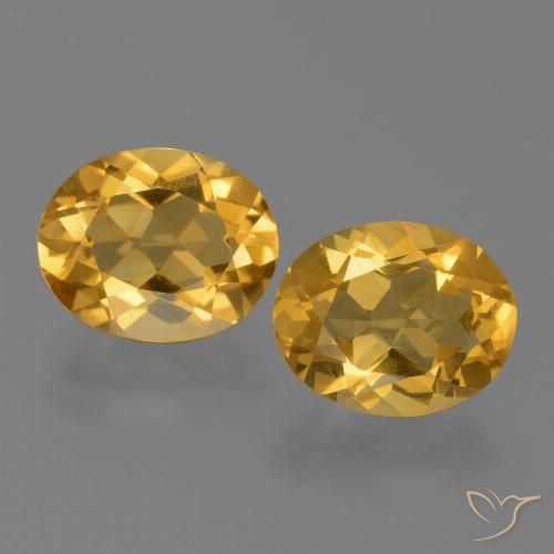 3.04ctw Natural Dourado Escuro Citrino, oval, VS