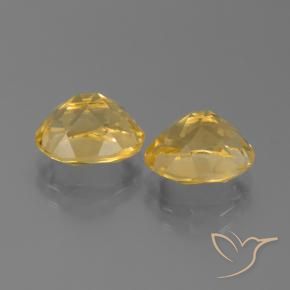 Pedras preciosas de Citrino ouro médio natural de 5.09 ct, oval, VVS