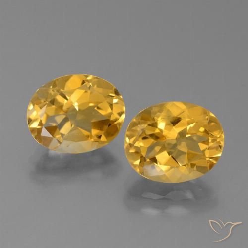 4.73ctw Natural Dourado Escuro Citrino, oval, VVS-VS