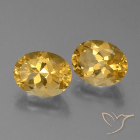Pedras preciosas de Citrino Laranja Dourada natural de 5.05 ct, oval, VVS