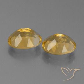 Pedras preciosas de Citrino Laranja Dourada natural de 5.05 ct, oval, VVS