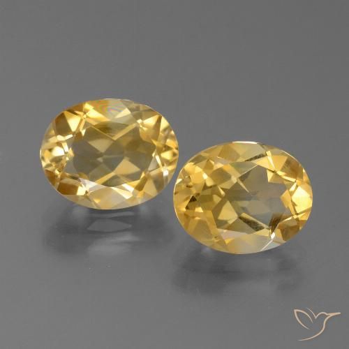 4.46ctw Natural Laranja Dourada Citrino, oval, VVS-VS