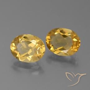 Pedras preciosas de Citrino Laranja Dourada natural de 4.20 ct, oval, VVS-VS