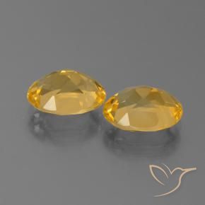 Pedras preciosas de Citrino Laranja Dourada natural de 4.20 ct, oval, VVS-VS
