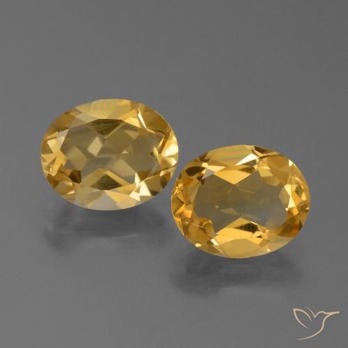 4.34ctw Natural Dourado Médio-escuro Citrino, oval, VVS-VS