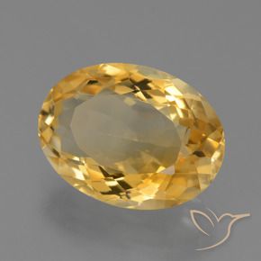 Citrino Dourado Médio-escuro Natural 7.44ct, oval, VVS