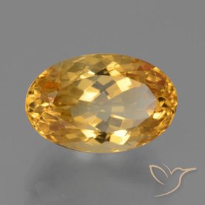 Citrino Laranja escuro-dourado Natural 7.38ct, oval, VVS
