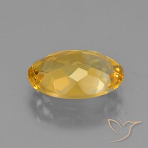 Citrino Laranja Dourado Profundo Natural 3.56ct, oval, VS