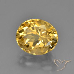 Citrino Laranja Dourada Natural 3.88ct, oval, VVS-VS