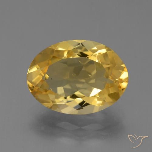 4.40ct Natural Dourado médio Citrino, oval, VS