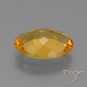 Citrino Laranja escuro-dourado Natural 4.07ct, oval, VVS-VS