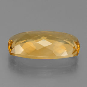 Citrino Laranja Dourado Profundo Natural 6.03ct, Almofada cortada, VVS