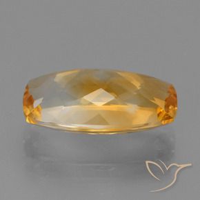Citrino Laranja escuro-dourado Natural 5.63ct, Almofada, VVS
