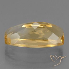Citrino Laranja Dourado Profundo Natural 7.81ct, Almofada, VS