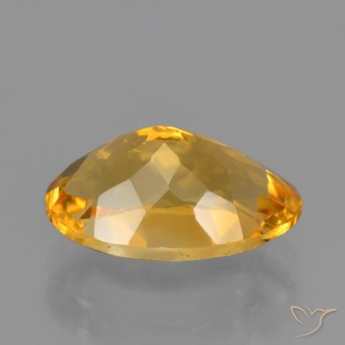 Citrino Dourado Médio-escuro Natural 3.76ct, oval, VS