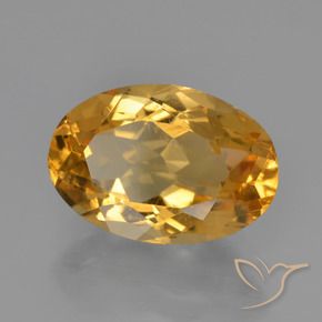 Citrino Laranja escuro-dourado Natural 3.62ct, oval, VS