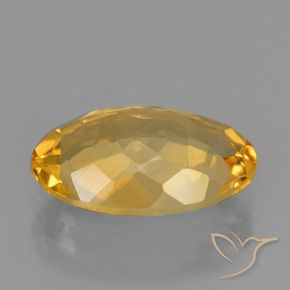Citrino Laranja Dourado Profundo Natural 3.11ct, oval, VVS