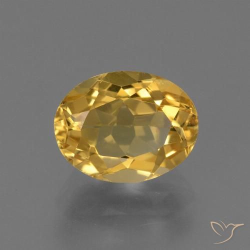 2.77ct Natural Laranja Dourado Profundo Citrino, oval, VVS