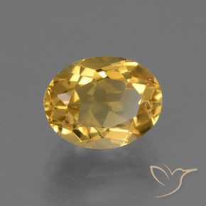 Citrino Laranja Dourado Profundo Natural 2.77ct, oval, VVS