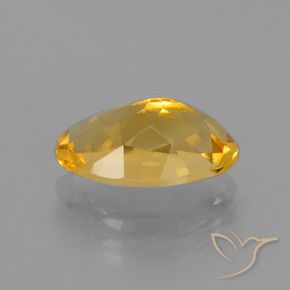 Citrino dourado natural 2,58ct, corte oval, VVS