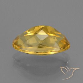 Citrino Laranja Dourado Profundo Natural 3.34ct, oval, VVS-VS