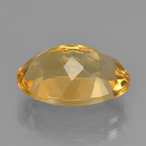 Citrino dourado natural 5,15ct, corte oval, VVS