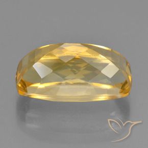 Citrino Laranja Dourado Profundo Natural 6.65ct, Almofada, VVS