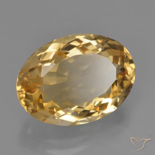 Citrino Dourado Médio-escuro Natural 5.98ct, oval, VVS