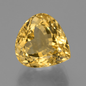 Citrino dourado natural 10,25ct, formato de pêra, VVS