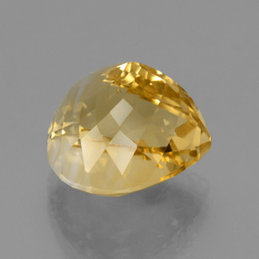 Citrino dourado natural 10,25ct, formato de pêra, VVS