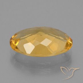 Citrino Dourado Escuro Natural 4.33ct, oval, VVS-VS
