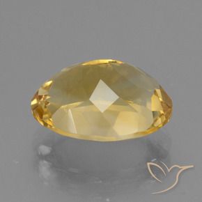 Citrino Dourado Médio-claro Natural 4.86ct, oval, VVS