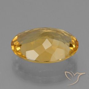 Citrino Dourado Escuro Natural 4.63ct, oval, VVS