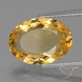 Citrino Dourado Escuro Natural 4.42ct, oval, VVS