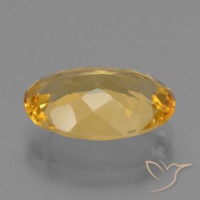 Citrino Dourado Escuro Natural 4.42ct, oval, VVS