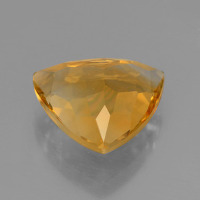 Citrino Dourado Médio-escuro Natural 3.94ct, Trilhão, VVS