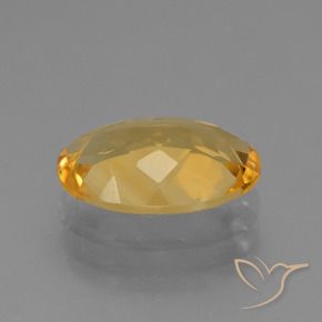 Citrino Dourado médio Natural 2.49ct, oval, VVS-VS