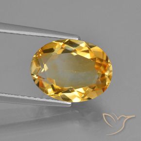 Citrino Dourado Escuro Natural 2.92ct, oval, VVS-VS