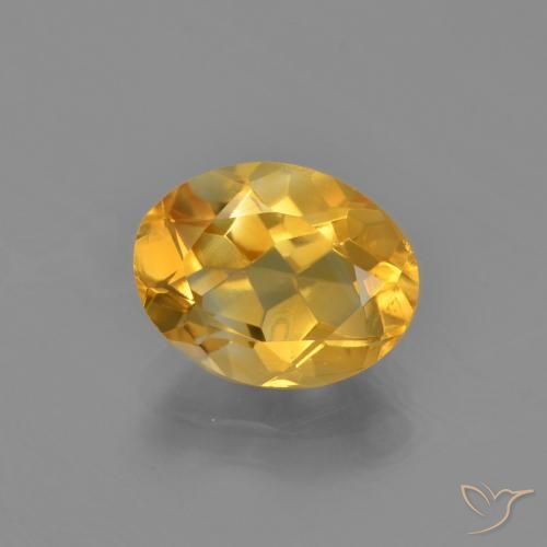 2.41ct Natural Laranja Dourado Profundo Citrino, oval, VVS-VS